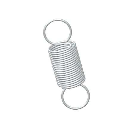 Extension Spring, O= .750, L= 2.50, W= .055